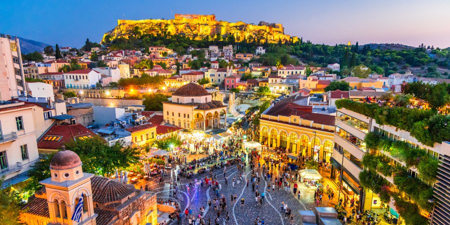 Atene, il centro storico e l’Acropoli 